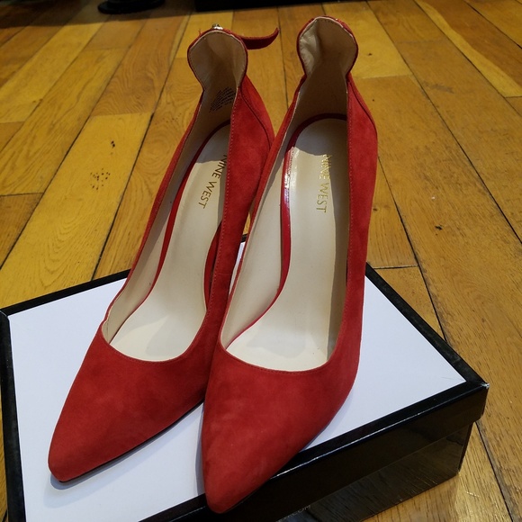 Nine West Shoes - Nine West Red Heels Size US 10
